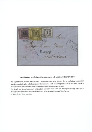 BADEN 1851-1868 – sheet 23