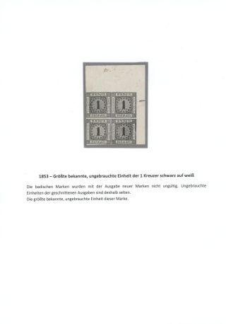 BADEN 1851-1868 – sheet 24