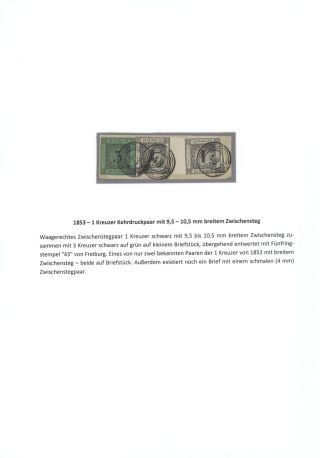 BADEN 1851-1868 – sheet 28