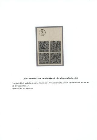 BADEN 1851-1868 – sheet 36