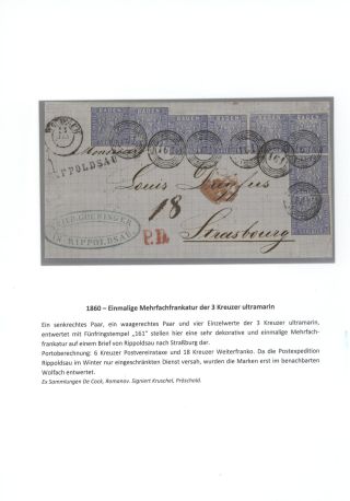 BADEN 1851-1868 – sheet 40