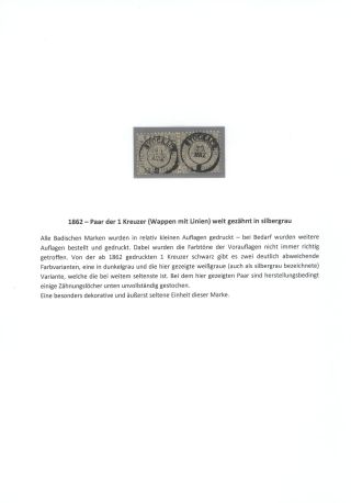 BADEN 1851-1868 – sheet 42