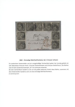 BADEN 1851-1868 – sheet 44