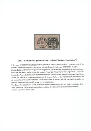 BADEN 1851-1868 – sheet 52