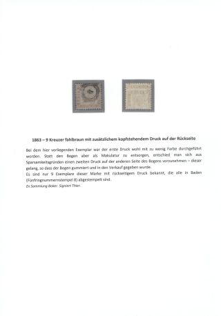 BADEN 1851-1868 – sheet 59