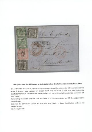 BADEN 1851-1868 – sheet 61