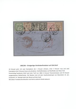 BADEN 1851-1868 – sheet 62