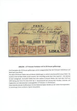 BADEN 1851-1868 – sheet 65