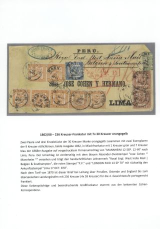 BADEN 1851-1868 – sheet 66