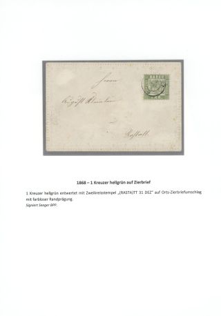 BADEN 1851-1868 – sheet 68