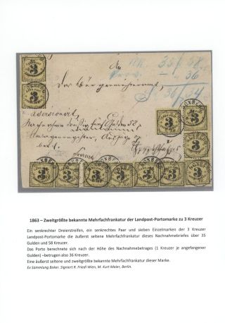BADEN 1851-1868 – sheet 75
