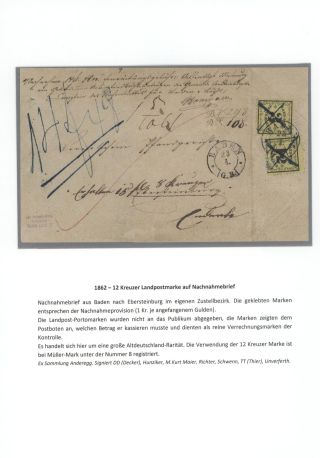 BADEN 1851-1868 – sheet 76