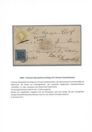 BADEN 1851-1868 – sheet 84