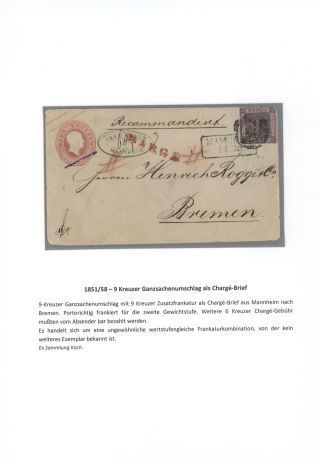 BADEN 1851-1868 – sheet 86