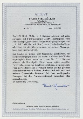 BADEN 1851-1868 – sheet 101