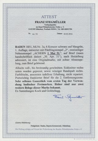 BADEN 1851-1868 – sheet 102