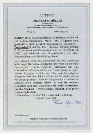 BADEN 1851-1868 – sheet 106