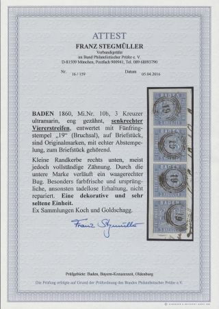 BADEN 1851-1868 – sheet 119