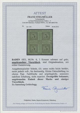 BADEN 1851-1868 – sheet 120