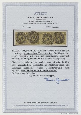 BADEN 1851-1868 – sheet 152