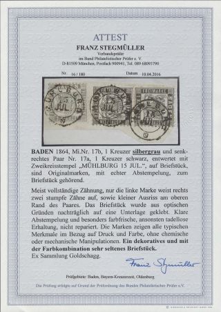 BADEN 1851-1868 – sheet 159