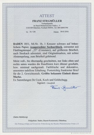 BADEN 1851-1868 – sheet 167