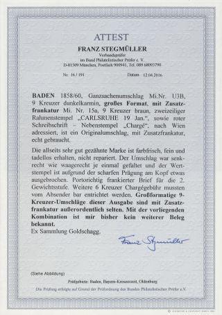 BADEN 1851-1868 – sheet 175
