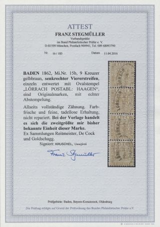 BADEN 1851-1868 – sheet 184