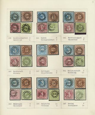 BAVORSKO 1850-67: SBÍRKA RAZÍTEK "UZAVŘENÁ MLÝNSKÁ KOLA" OD SIMONA WIESENTHALA – list 23