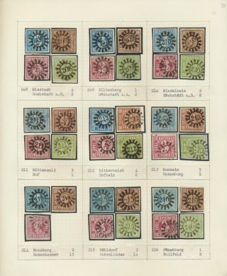 BAVORSKO 1850-67: SBÍRKA RAZÍTEK "UZAVŘENÁ MLÝNSKÁ KOLA" OD SIMONA WIESENTHALA – list 24