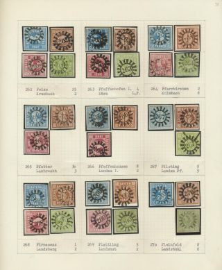 BAVORSKO 1850-67: SBÍRKA RAZÍTEK "UZAVŘENÁ MLÝNSKÁ KOLA" OD SIMONA WIESENTHALA – list 30