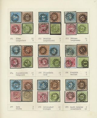 BAVORSKO 1850-67: SBÍRKA RAZÍTEK "UZAVŘENÁ MLÝNSKÁ KOLA" OD SIMONA WIESENTHALA – list 31