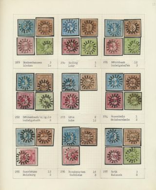 BAVORSKO 1850-67: SBÍRKA RAZÍTEK "UZAVŘENÁ MLÝNSKÁ KOLA" OD SIMONA WIESENTHALA – list 33