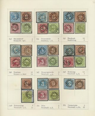 BAVORSKO 1850-67: SBÍRKA RAZÍTEK "UZAVŘENÁ MLÝNSKÁ KOLA" OD SIMONA WIESENTHALA – list 39