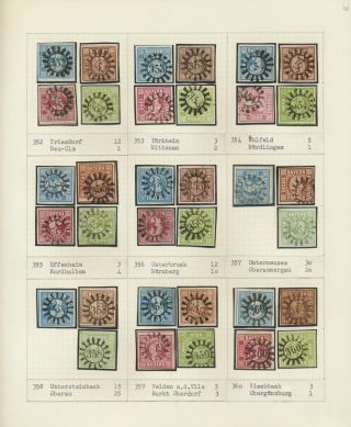 BAVORSKO 1850-67: SBÍRKA RAZÍTEK "UZAVŘENÁ MLÝNSKÁ KOLA" OD SIMONA WIESENTHALA – list 40