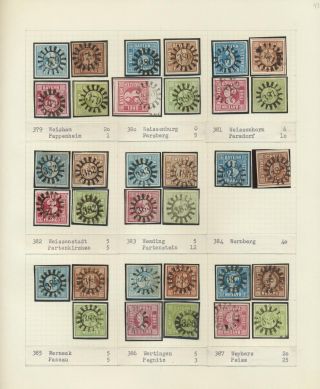 BAVORSKO 1850-67: SBÍRKA RAZÍTEK "UZAVŘENÁ MLÝNSKÁ KOLA" OD SIMONA WIESENTHALA – list 43