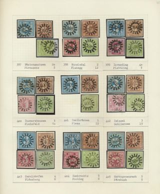 BAVORSKO 1850-67: SBÍRKA RAZÍTEK "UZAVŘENÁ MLÝNSKÁ KOLA" OD SIMONA WIESENTHALA – list 45