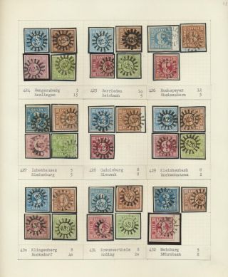 BAVORSKO 1850-67: SBÍRKA RAZÍTEK "UZAVŘENÁ MLÝNSKÁ KOLA" OD SIMONA WIESENTHALA – list 48