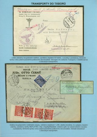 VERFOLGUNG DES JÜDISCHES VOLKERS IN DAS PROTEKTORAT BÖHMEN UND MÄHRED UND DIE THERESIENTADT GHETTO IN POSTDOKUMENTEN (Tschechische Version) – Blatt 52