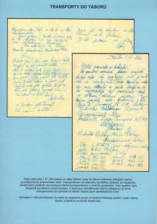 VERFOLGUNG DES JÜDISCHES VOLKERS IN DAS PROTEKTORAT BÖHMEN UND MÄHRED UND DIE THERESIENTADT GHETTO IN POSTDOKUMENTEN (Tschechische Version) – Blatt 54