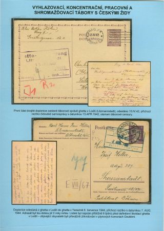 VERFOLGUNG DES JÜDISCHES VOLKERS IN DAS PROTEKTORAT BÖHMEN UND MÄHRED UND DIE THERESIENTADT GHETTO IN POSTDOKUMENTEN (Tschechische Version) – Blatt 62