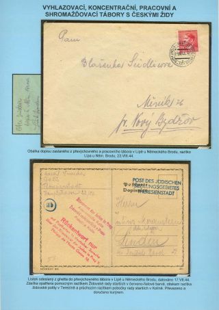 VERFOLGUNG DES JÜDISCHES VOLKERS IN DAS PROTEKTORAT BÖHMEN UND MÄHRED UND DIE THERESIENTADT GHETTO IN POSTDOKUMENTEN (Tschechische Version) – Blatt 70