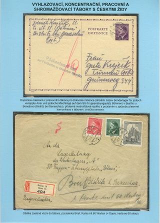 VERFOLGUNG DES JÜDISCHES VOLKERS IN DAS PROTEKTORAT BÖHMEN UND MÄHRED UND DIE THERESIENTADT GHETTO IN POSTDOKUMENTEN (Tschechische Version) – Blatt 71