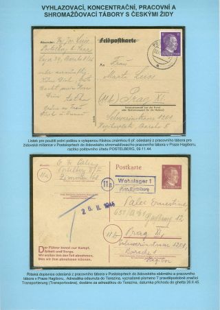 VERFOLGUNG DES JÜDISCHES VOLKERS IN DAS PROTEKTORAT BÖHMEN UND MÄHRED UND DIE THERESIENTADT GHETTO IN POSTDOKUMENTEN (Tschechische Version) – Blatt 72