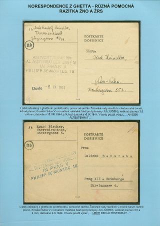 PERZEKUCE ŽIDOVSKÉHO NÁRODA V PROTEKTORÁTU ČECHY A MORAVA A GHETO TEREZÍN V POŠTOVNÍCH DOKUMENTECH (česká verze) – list 96