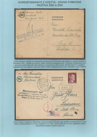 PERZEKUCE ŽIDOVSKÉHO NÁRODA V PROTEKTORÁTU ČECHY A MORAVA A GHETO TEREZÍN V POŠTOVNÍCH DOKUMENTECH (česká verze) – list 97