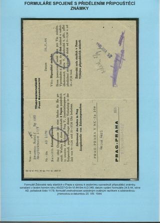 VERFOLGUNG DES JÜDISCHES VOLKERS IN DAS PROTEKTORAT BÖHMEN UND MÄHRED UND DIE THERESIENTADT GHETTO IN POSTDOKUMENTEN (Tschechische Version) – Blatt 114