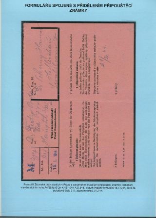 VERFOLGUNG DES JÜDISCHES VOLKERS IN DAS PROTEKTORAT BÖHMEN UND MÄHRED UND DIE THERESIENTADT GHETTO IN POSTDOKUMENTEN (Tschechische Version) – Blatt 120