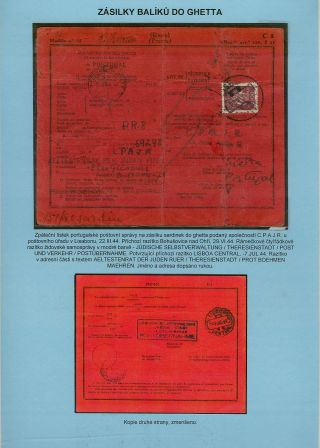 PERZEKUCE ŽIDOVSKÉHO NÁRODA V PROTEKTORÁTU ČECHY A MORAVA A GHETO TEREZÍN V POŠTOVNÍCH DOKUMENTECH (česká verze) – list 138