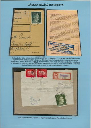PERZEKUCE ŽIDOVSKÉHO NÁRODA V PROTEKTORÁTU ČECHY A MORAVA A GHETO TEREZÍN V POŠTOVNÍCH DOKUMENTECH (česká verze) – list 144